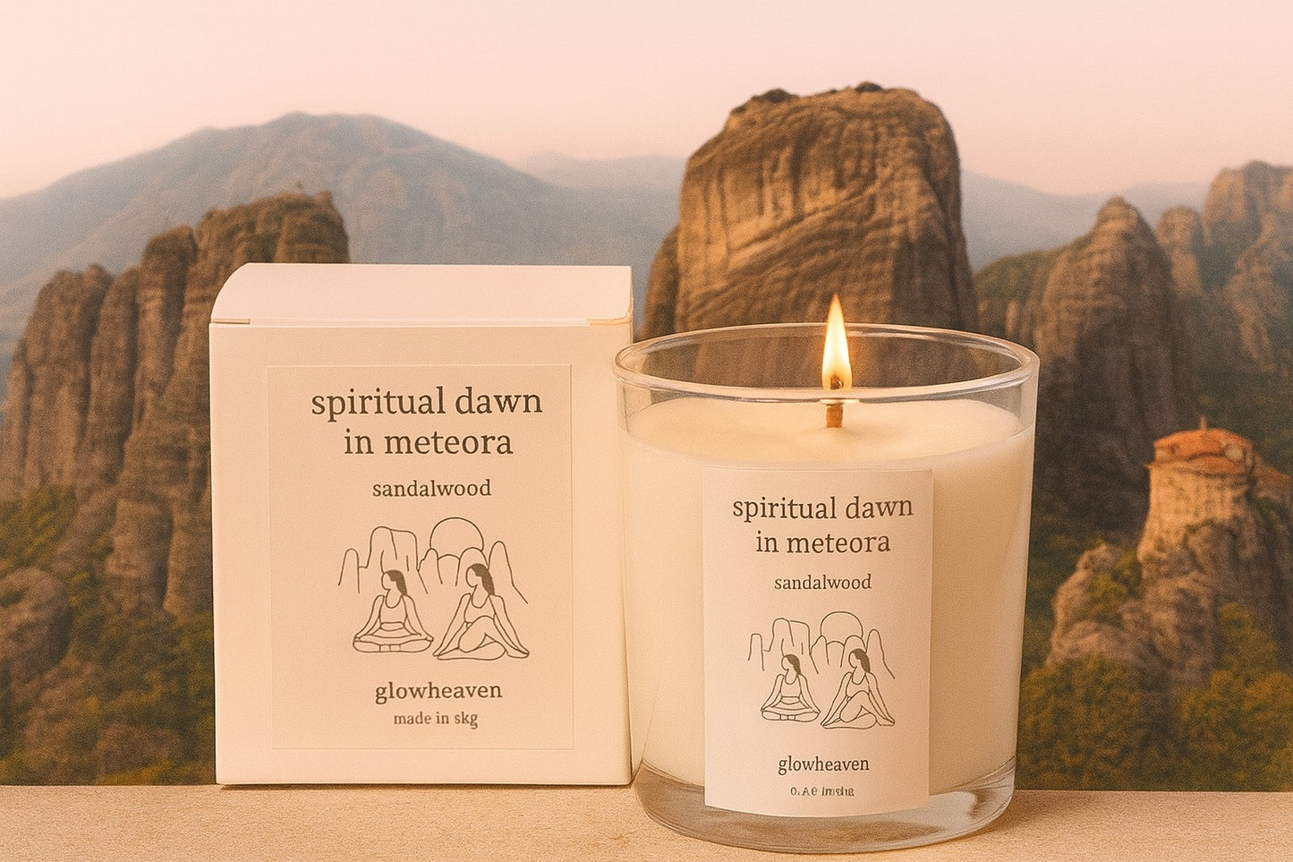 spiritual dawn in meteora